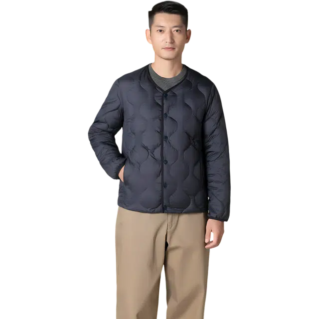 雅鹿 休闲轻便内外穿时尚百搭长袖羽绒服 男款