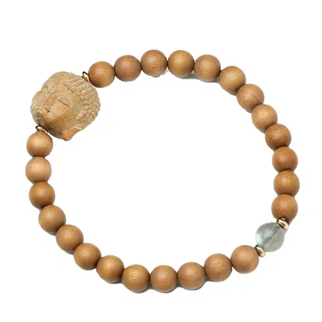 三檀小舍 国风国潮新中式 佛魔一念之间老料 檀木 手串 男女同款情侣款