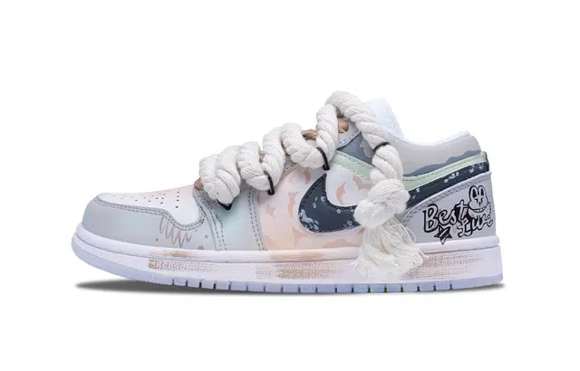 Jordan Air Jordan 1 Low Grey Yellow