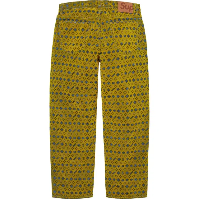 Supreme FW24 WEEK5 Flocked Loose Fit Jean