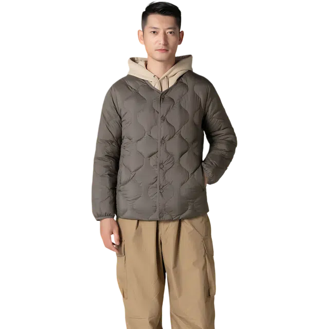 雅鹿 休闲轻便内外穿时尚百搭长袖羽绒服 男款