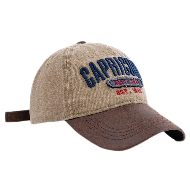 啄木鸟 美式复古撞色 新款软顶时尚潮流显脸小 棉 鸭舌帽 男女同款情侣款