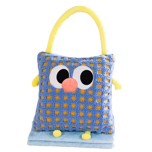 涩购 多巴胺手拎毯子空调被 陪伴安抚 玩偶周边