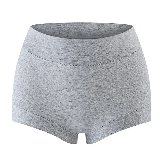 俞兆林 高腰无痕收腹纯棉抗菌蚕丝裆高弹力安全平角内裤 女款 组合装