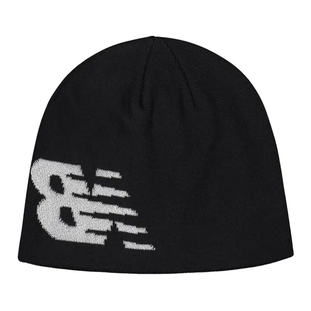 New Balance Letter Design Fleece Hat Black