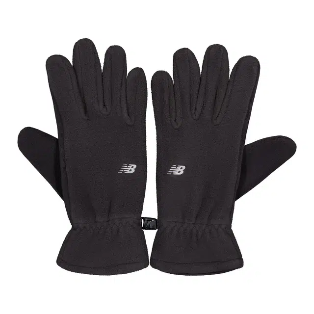 New Balance Logo Gloves Black