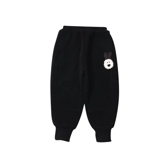 中小童 木木兔 松紧腰洋气小狗针织运动裤