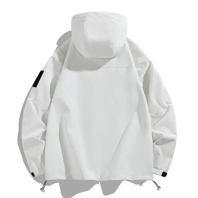 雅鹿  美式复古高街山系户外机能连帽  防水防风冲锋衣 男女同款