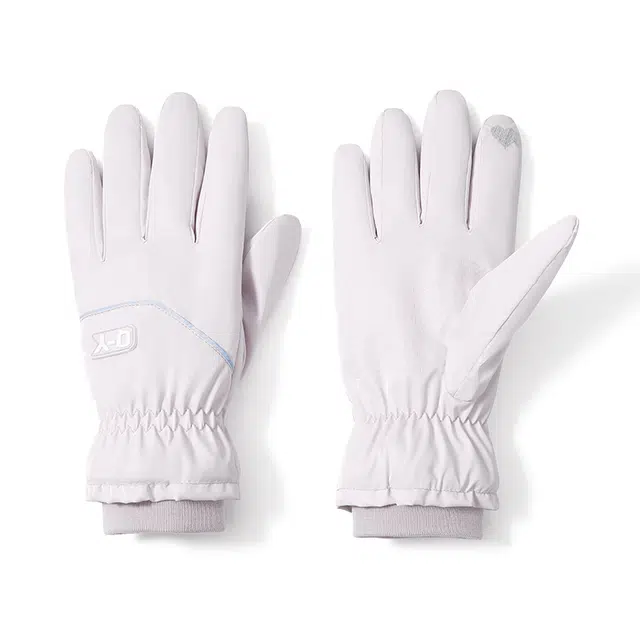 俞兆林 滑雪保暖加绒加厚骑行电动车防风防寒可触屏雪山防泼水 聚酯纤维 手套 女款