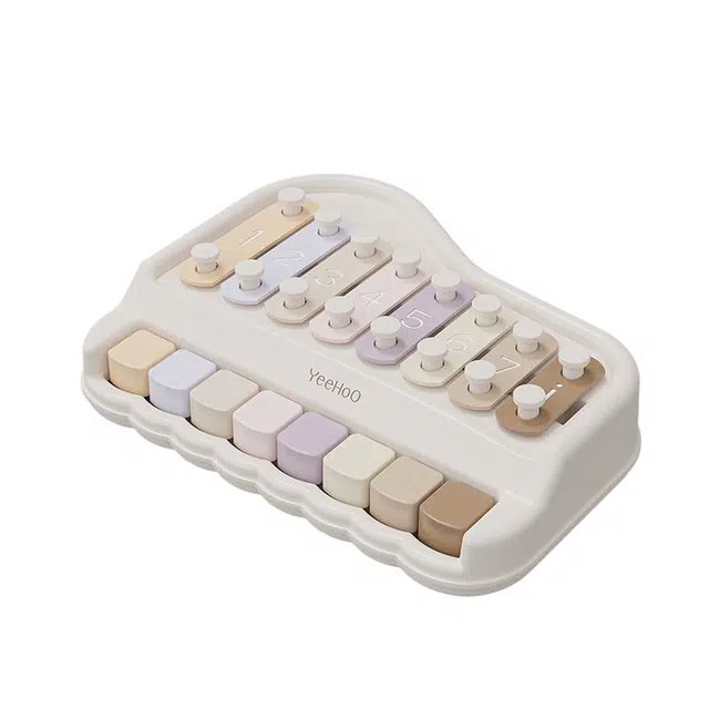 英氏 枫糖起司八音手敲琴 早教益智玩具