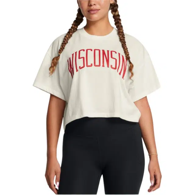 Under Armour BoxyGameday Heavyweight Crop Collegiate T