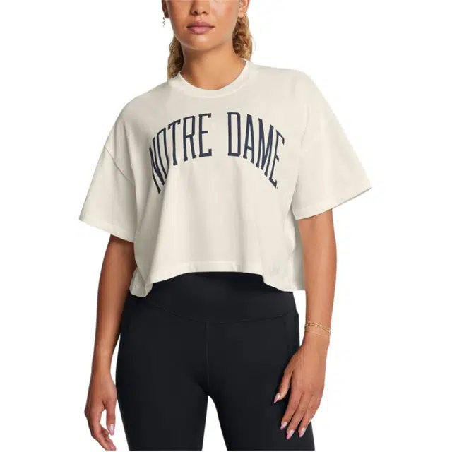 Under Armour BoxyGameday Heavyweight Crop Collegiate T
