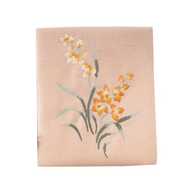 杭丝路 纯色百搭刺绣花卉百搭披肩保暖日常 羊毛 绒线围巾 女款