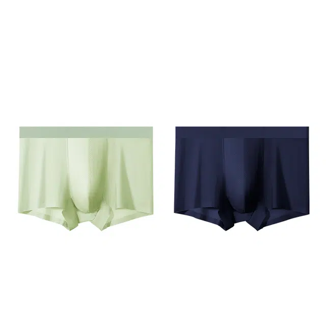 俞兆林 简约舒适柔软轻薄透气亲肤高弹不夹裆平角内裤 男款 组合装