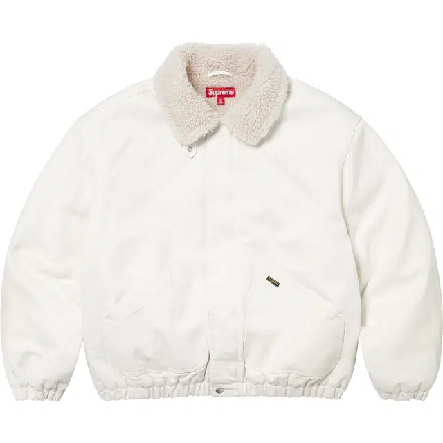 Supreme FW24 WEEK6 Faux Shearling Lined Bomber Jacket