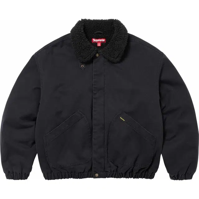 Supreme FW24 WEEK6 Faux Shearling Lined Bomber Jacket