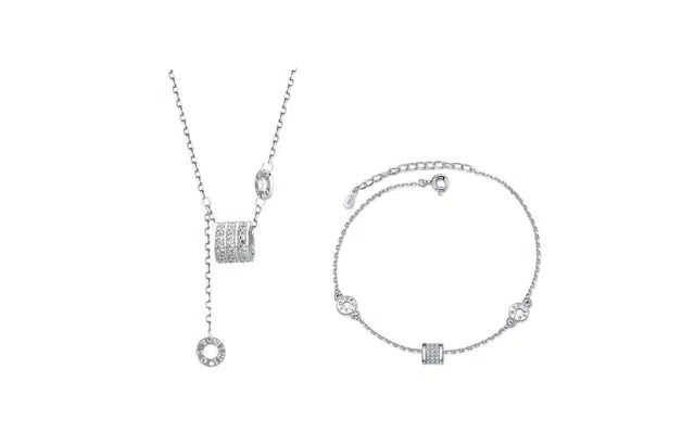 大唐国鼎 小蛮腰 简约时尚  转运珠流苏 简约时尚百搭轻奢高级感小众设计 气质温柔通勤日常 合金 手链 女款 白色