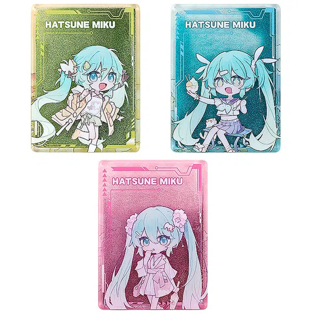 广博 初音未来 流沙咕卡 一起去郊游系列 二次元咕卡 亚克力立牌