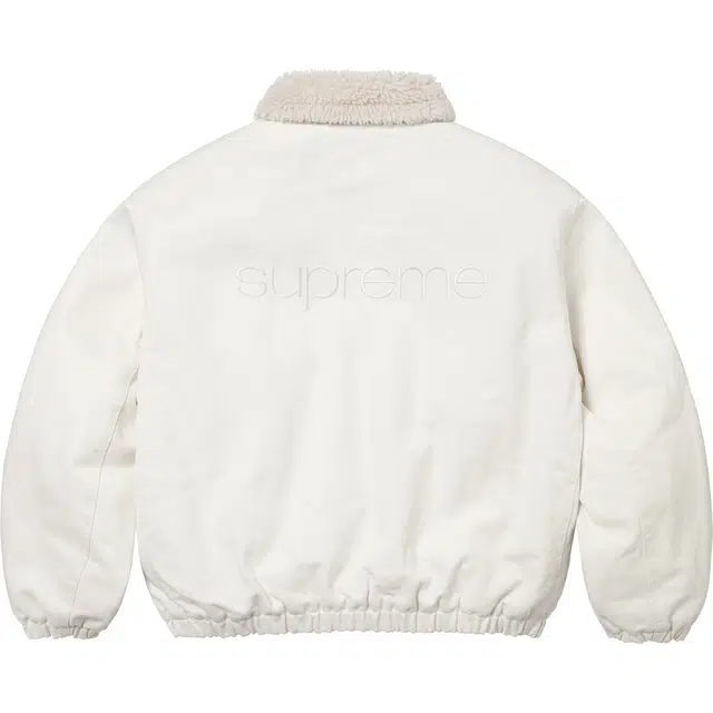 Supreme FW24 WEEK6 Faux Shearling Lined Bomber Jacket