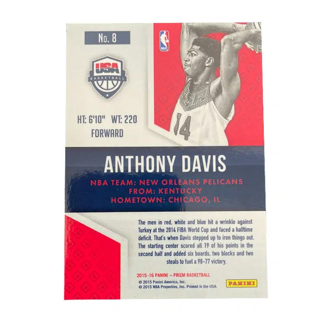 PANINI 2015-16 PRIZM USA