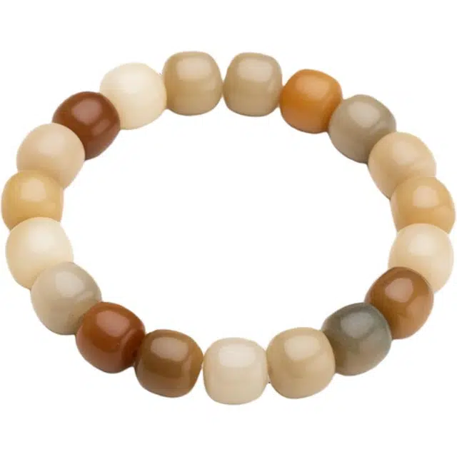 仙源 多宝好盘转运珠新中式简约念珠绕指柔配饰 平安福 节日生日送礼盒物 菩提根 手串 男女同款情侣款