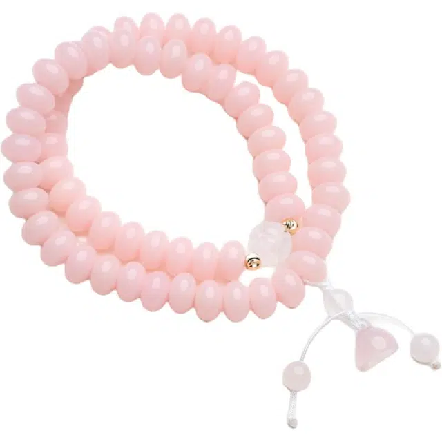 仙源 算盘珠招财纳福 好运莲莲 新中式文玩念莲花双圈佛珠 平安福 礼盒 菩提根 手串 男女同款情侣款