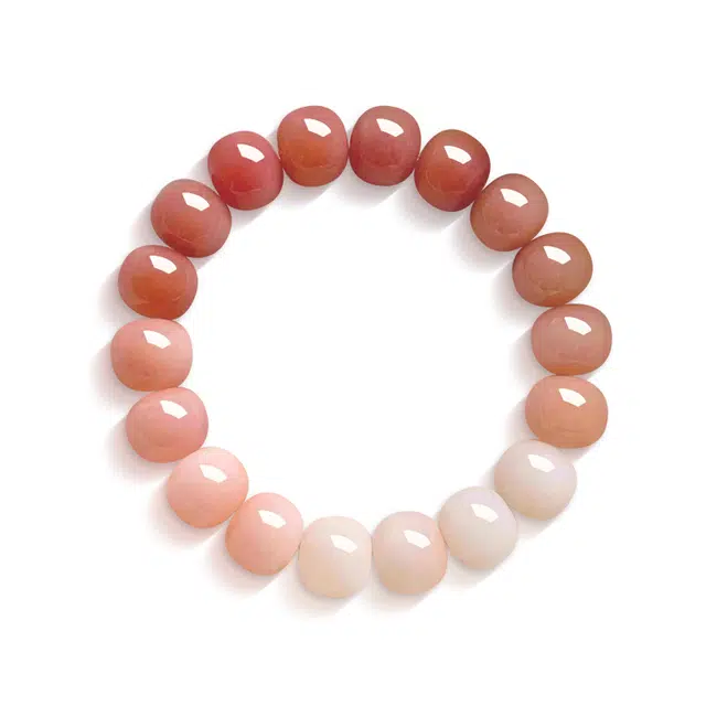 谧月珠宝 栗子茶色 光滑润泽甜美可爱渐变色 新中式国潮简约优雅绕指柔盘玩文玩复古百搭饰品 菩提根 手串 男女同款情侣款