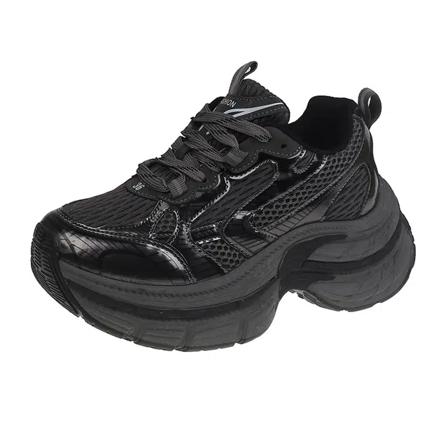 小鹿米利 复古百搭休闲软底运动 轻便增高 老爹鞋 女款