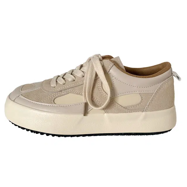 小鹿米利 复古拼色软底运动舒适百搭 低帮 板鞋 女款