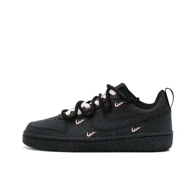 Nike Court Borough GS Black Pink
