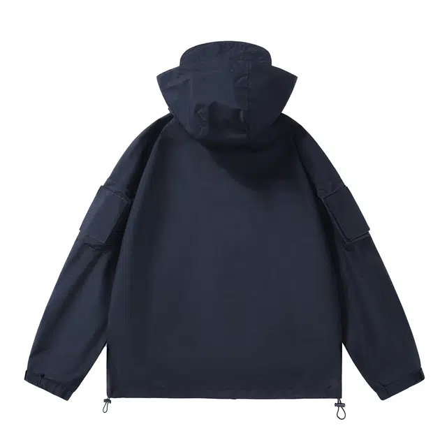 雅鹿  时尚美式休闲简约宽松百搭登山  防水防风耐磨冲锋衣 男款