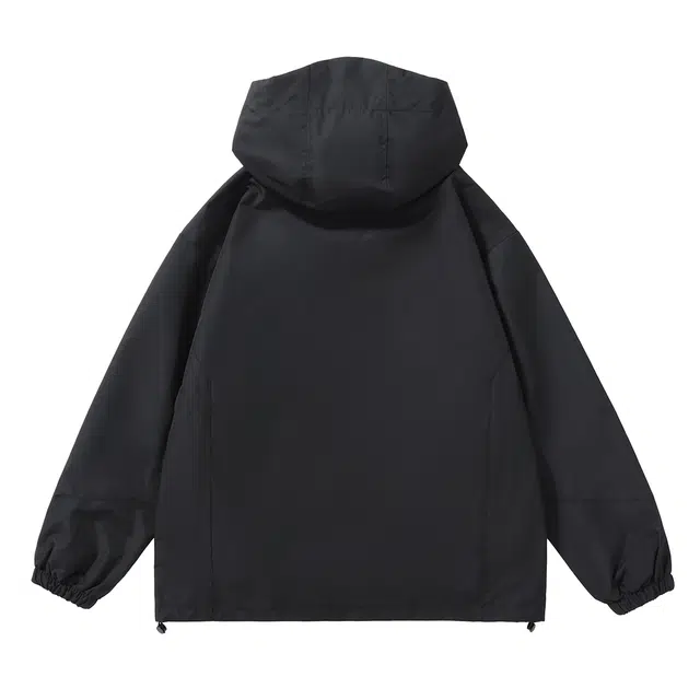 雅鹿  美式潮牌三防宽松百搭痞帅  防水防风耐磨冲锋衣 男款