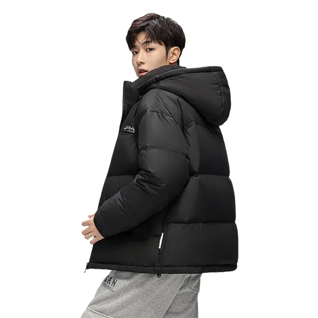 鸭鸭 极寒系列 中青年韩版休闲基础百搭短款户外运动防寒保暖面包羽绒服 男女同款