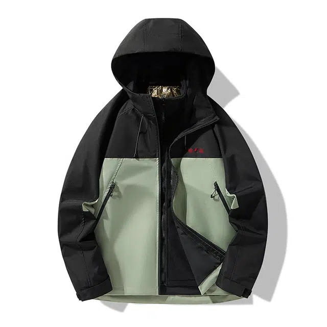 雅鹿  厚实时尚户外运动登山服  防水防风透气冲锋衣 男女同款