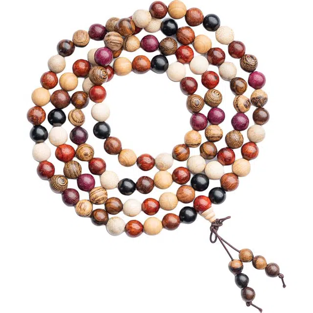 仙源 多宝珠 招财转运复古新中式文玩多圈 平安福 节日生日   礼盒装 黑檀 手串 男女同款情侣款