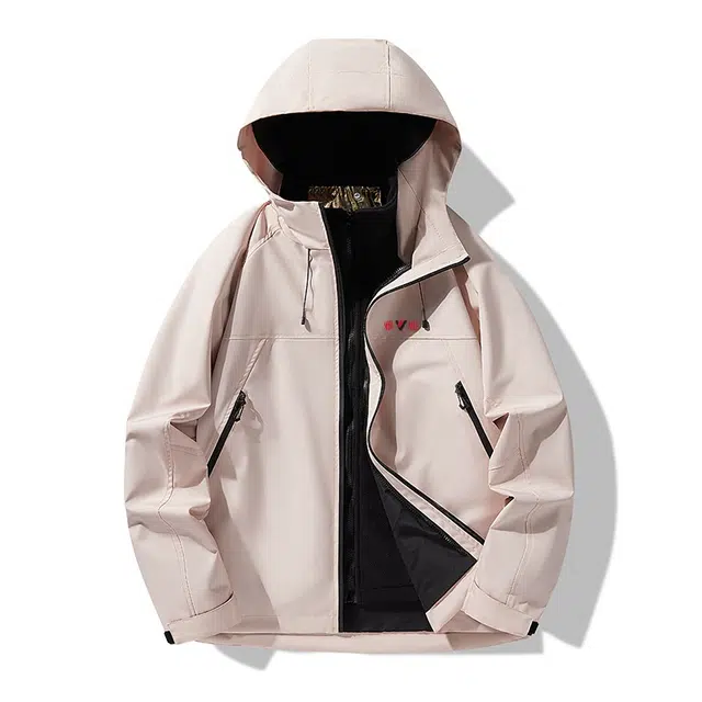 雅鹿  厚实时尚户外运动登山服  防水防风透气冲锋衣 男女同款