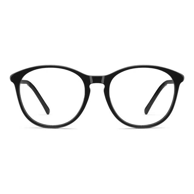 苍木优品 小香风高级感素颜防蓝光辐射 板材镜架 猫眼 功能性眼镜 女款 黑色
