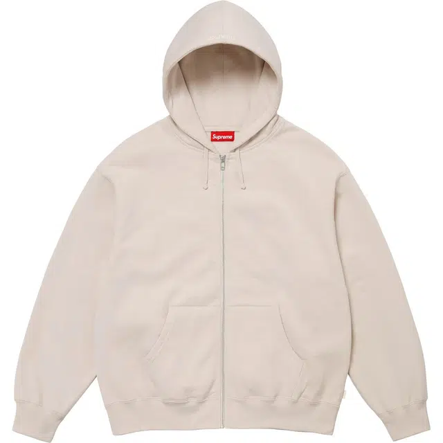 Supreme x THRASHER FW24 WEEK6 Zip Up Hooded Sweatshirt logo