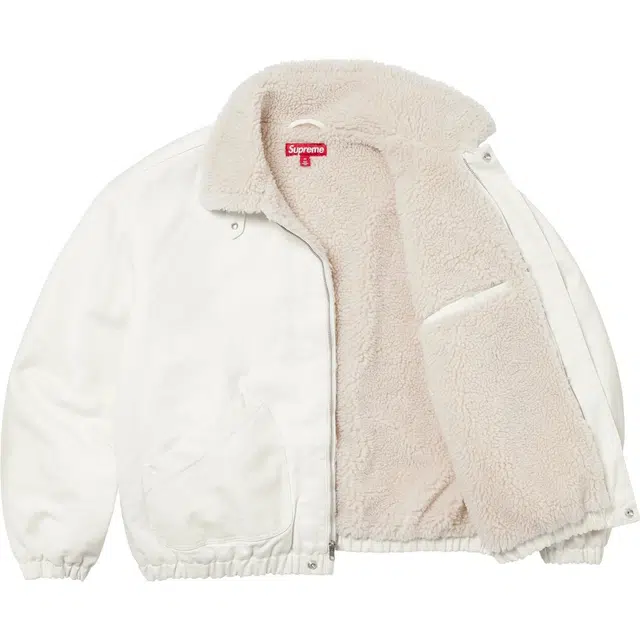 Supreme FW24 WEEK6 Faux Shearling Lined Bomber Jacket