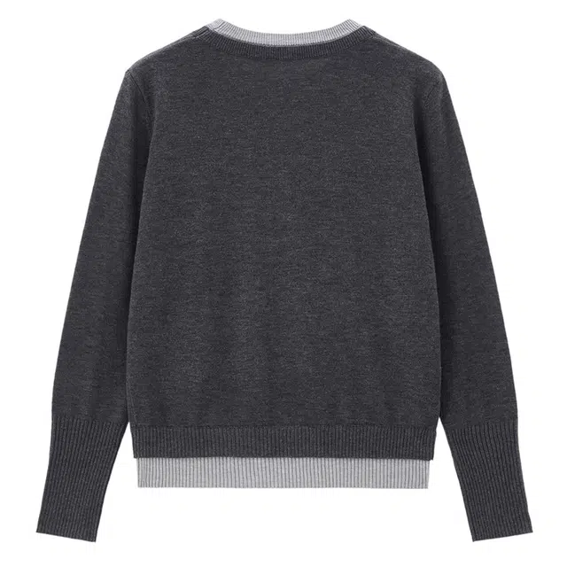 佐丹奴 假两件撞色毛织圆领套头针织衫 女款