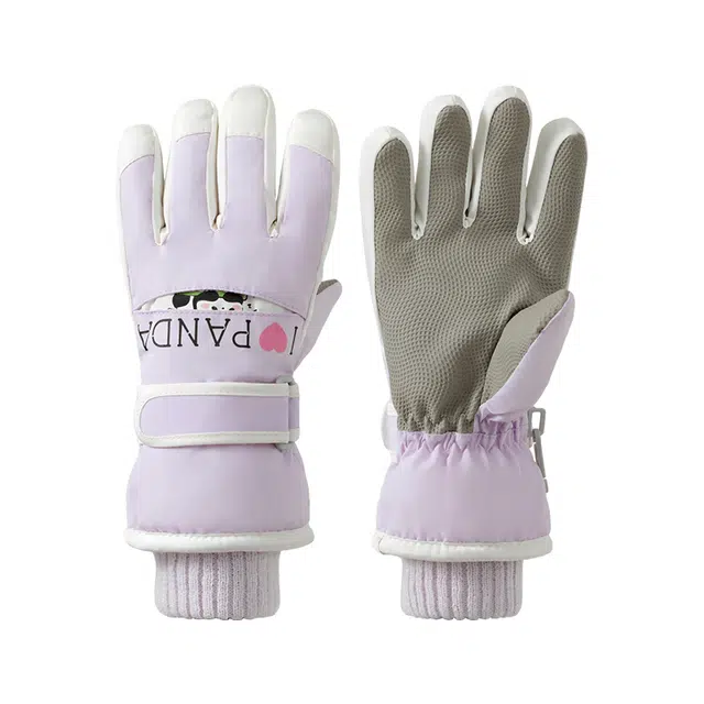 南极人 加绒厚棉保暖户外玩雪防滑零下抗寒防寒防冻 加厚 手套 儿童款