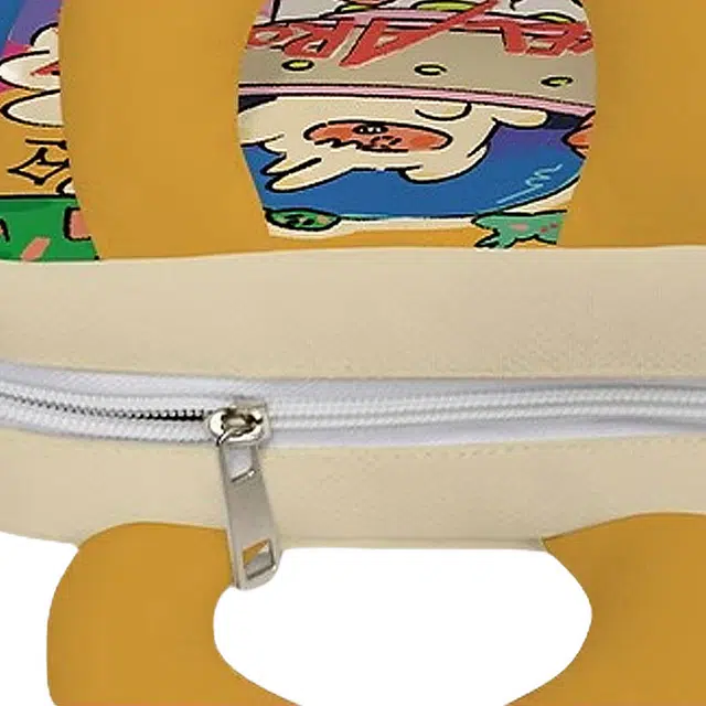 奥松 家用家居宇宙波猫猫 绒面科技布 手提包 男女同款情侣款 城市环游