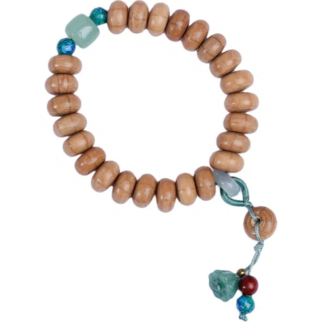 仙源 算盘珠 事业运爆棚新中式文玩念珠盘玩念珠 平安福 节日生日送礼盒物 六道木 手串 男女同款情侣款