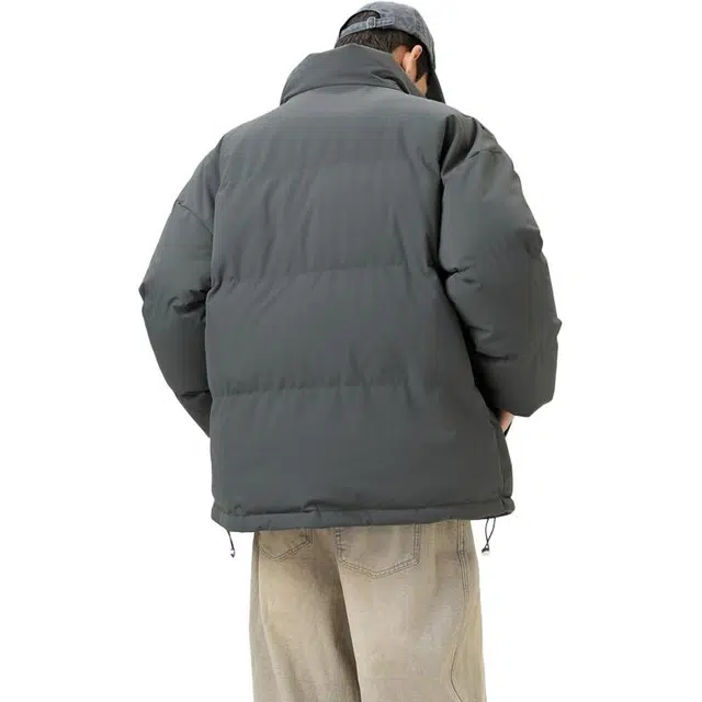 【dme】 立领纯色保暖宽松舒适棉服 男女同款