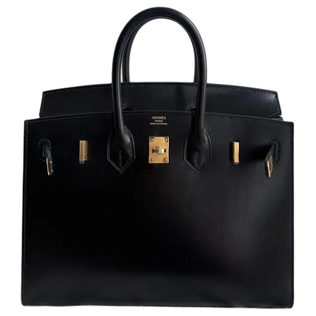 HERMES Birkin 25 Box Noir
