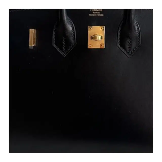 HERMES Birkin 25 Box Noir
