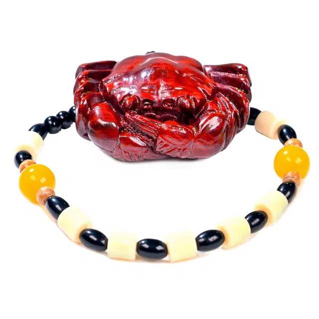 仙友 国潮新中式纵横天下手工精雕八方来财木质盘玩随身把玩 紫檀属 把件 男女同款情侣款