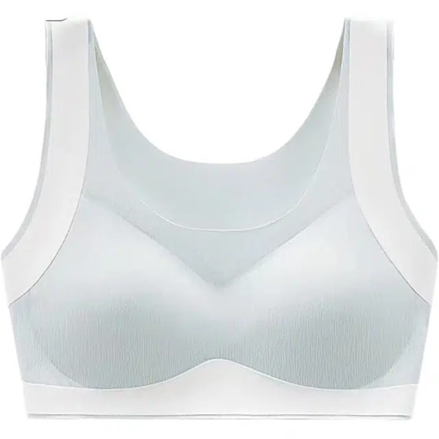 北极绒 运动无痕聚拢纯色透气文胸 女款