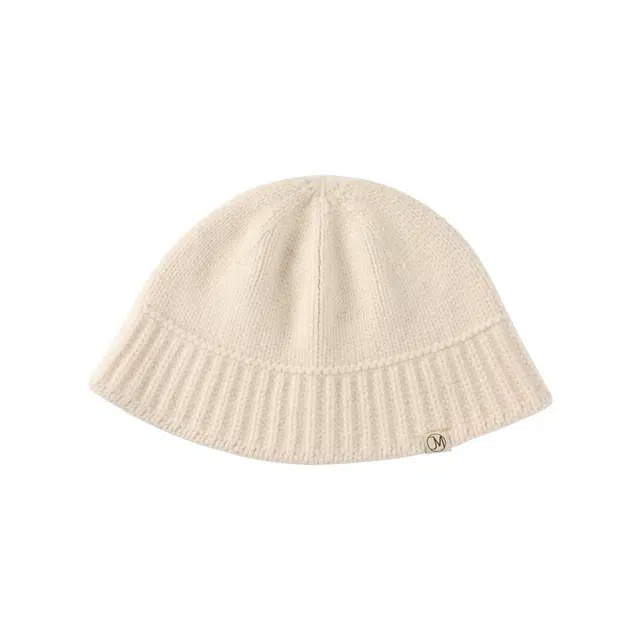 玖慕 百搭纯针织盆帽显脸小渔夫 子 羊毛 绒线帽 女款