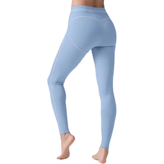 alo yoga Colorblock High Waist Leggings Black White